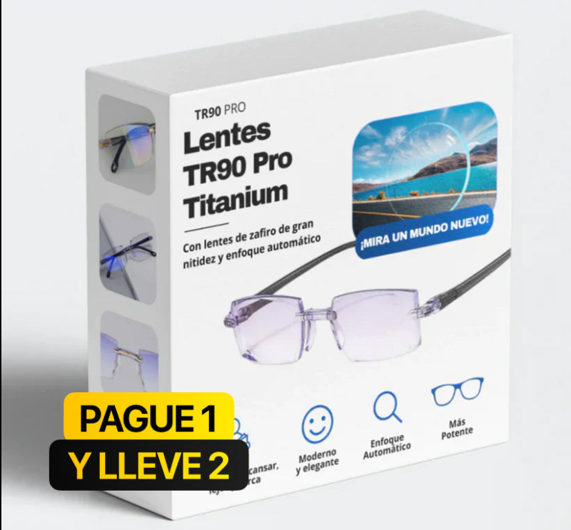 GAFAS INTELIGENTES TR90 TITANIUM PRO + ESTUCHE DE REGALO – PAGUE 1 Y LLEVE 2 SOLO HOY!